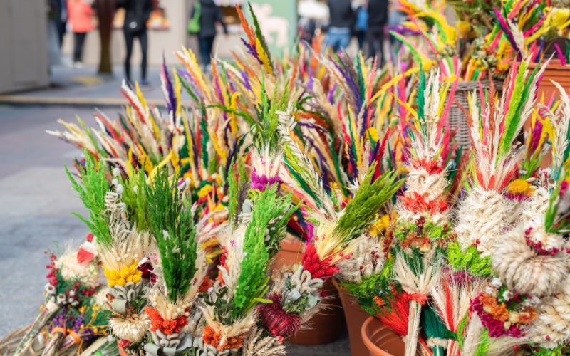 niedziela palmowa 2026 w Poznaniu - palmy wielkanocne