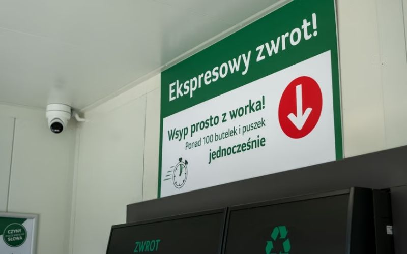 Koniec z wrzucaniem butelek pojedynczo. W Poznaniu działa butelkomat „na całe worki”