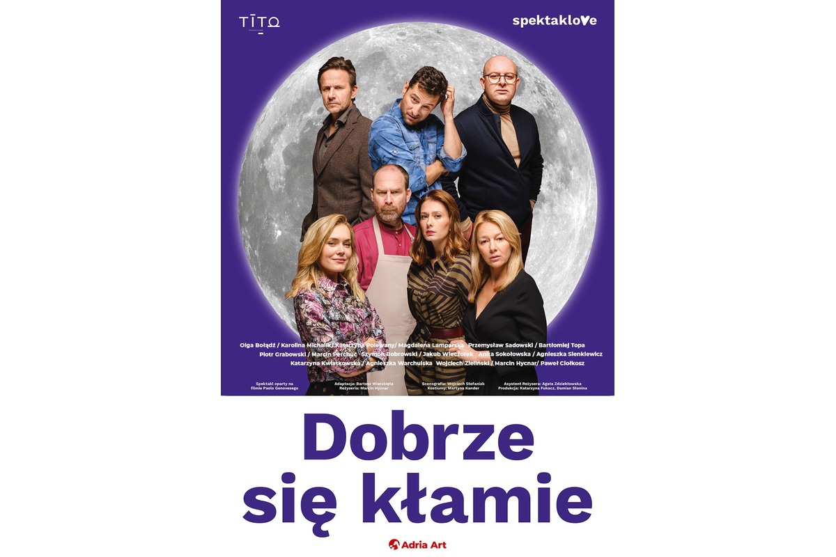 Dobrze się kłamie – grafika wydarzenia Adria Art w Poznaniu
