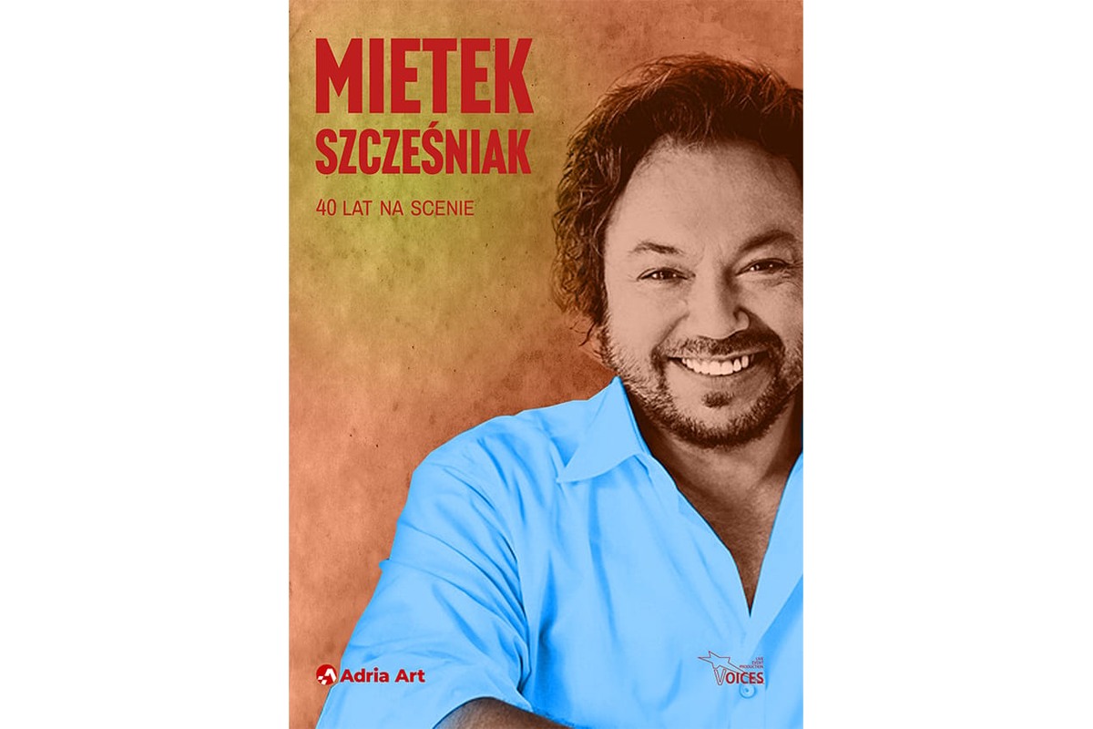 Mietek Szcześniak 40 lat na scenie – grafika wydarzenia Adria Art w Poznaniu