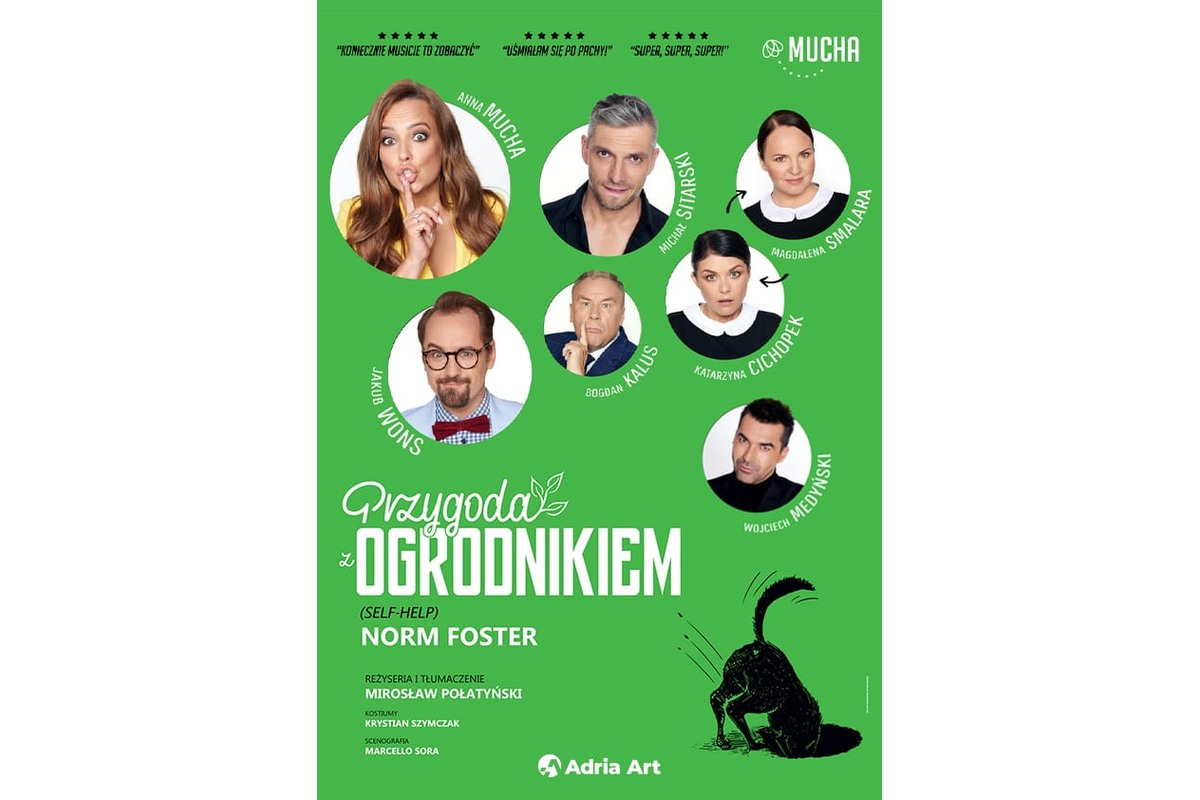 Przygoda z ogrodnikiem – grafika wydarzenia Adria Art w Poznaniu