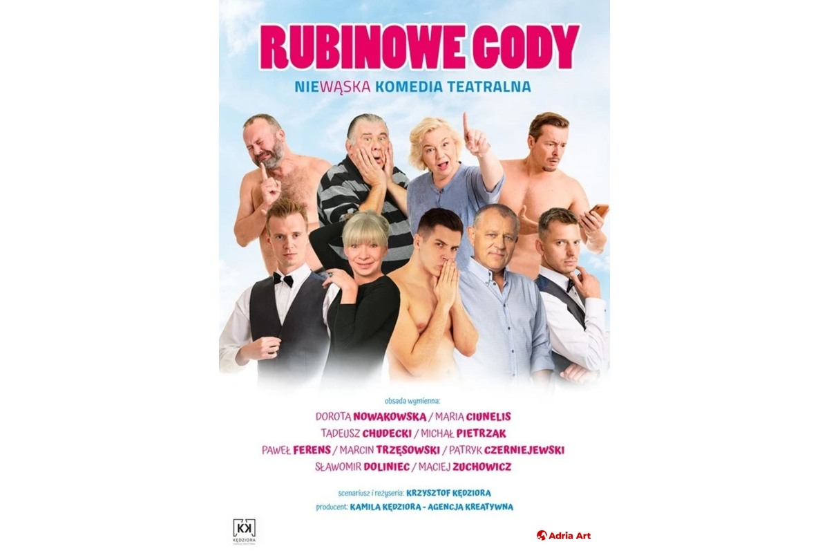 Rubinowe Gody – grafika wydarzenia Adria Art w Poznaniu