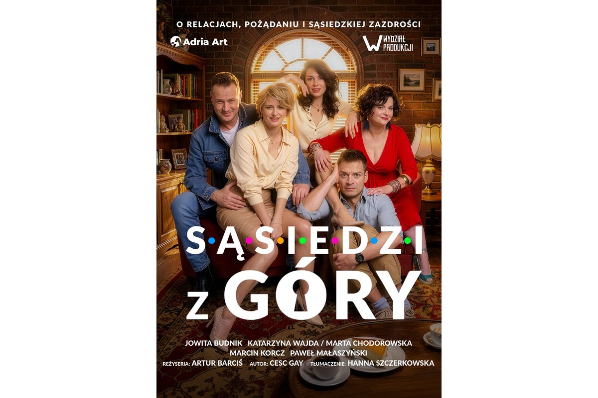 Sąsiedzi z góry, czyli barabuum! – grafika wydarzenia Adria Art w Poznaniu