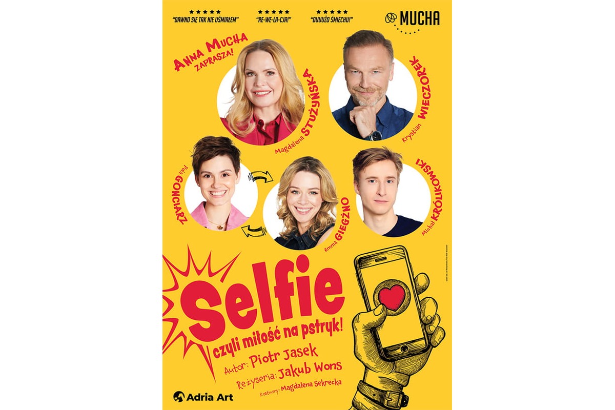 Selfie, czyli miłość na pstryk! – grafika wydarzenia Adria Art w Poznaniu