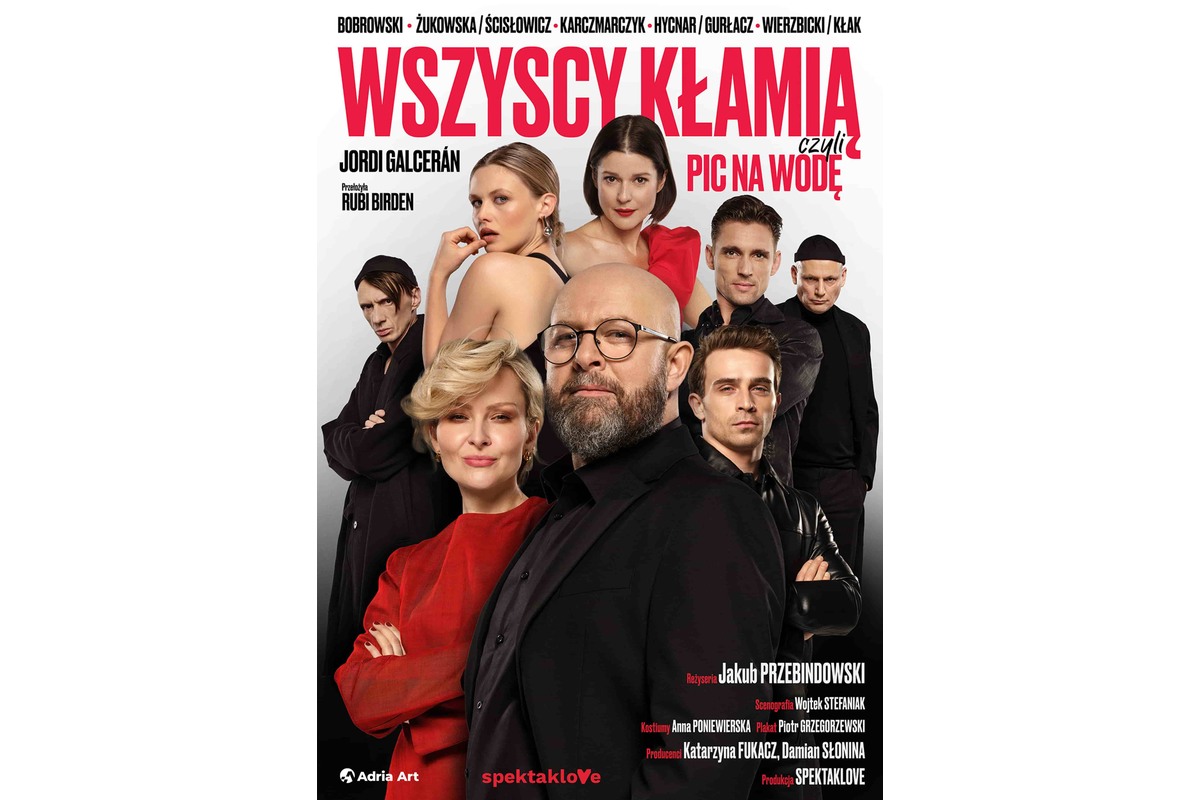 Wszyscy kłamią – grafika wydarzenia Adria Art w Poznaniu