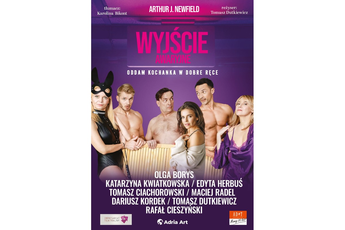 Wyjście awaryjne – grafika wydarzenia Adria Art w Poznaniu